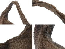 画像をギャラリービューアに読み込む, BOTTEGA VENETA ボッテガ ヴェネタ イントレチャート ホーボーバッグ ワンショルダーバッグ レザー ブラウン 77630S 良品 中古 4c076271