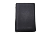 Load image into Gallery viewer, Cartier カルティエ マストライン カードケース パスケース 名刺入れ レザー ブラック シルバー金具 美品 中古 4c076333