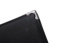 Load image into Gallery viewer, Cartier カルティエ マストライン カードケース パスケース 名刺入れ レザー ブラック シルバー金具 美品 中古 4c076333