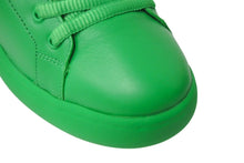 画像をギャラリービューアに読み込む, 新品同様 BOTTEGA VENETA ボッテガヴェネタ PILLOW SNEAKER ピロー スニーカー 716198 パラキート グリーン 43 中古 4c076349