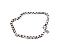 画像をギャラリービューアに読み込む, 極美品 TIFFANY&amp;Co. ティファニー ベネチアン ブレスレット 重量15.4g 全長19cm AG925刻印 中古 4c076354