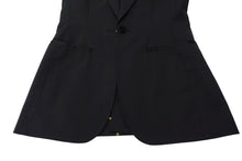 画像をギャラリービューアに読み込む, Jean Paul Gaultier ジャンポール ゴルチェ フェム ロングベスト ブラック ファー ナイロン サイズ40 美品 中古 4c076388