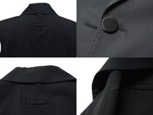 画像をギャラリービューアに読み込む, Jean Paul Gaultier ジャンポール ゴルチェ フェム ロングベスト ブラック ファー ナイロン サイズ40 美品 中古 4c076388