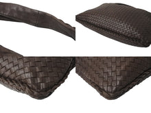 画像をギャラリービューアに読み込む, BOTTEGA VENETA ボッテガヴェネタ ホーボー イントレチャート ワンショルダーバッグ 115654 ブラウン 美品 中古 4c076397