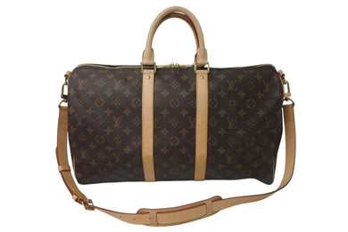 LOUIS VUITTON ルイヴィトン キーポル バンドリエール45 ボストンバッグ M41418 モノグラムキャンバス 美品 中古 4c076508