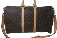 画像をギャラリービューアに読み込む, LOUIS VUITTON ルイヴィトン キーポル バンドリエール45 ボストンバッグ M41418 モノグラムキャンバス 美品 中古 4c076508