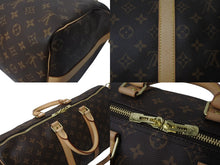 画像をギャラリービューアに読み込む, LOUIS VUITTON ルイヴィトン キーポル バンドリエール45 ボストンバッグ M41418 モノグラムキャンバス 美品 中古 4c076508