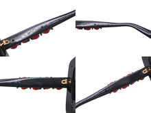 画像をギャラリービューアに読み込む, DOLCE &amp; GABBANA ドルチェアンドガッバーナ サングラス ローズ 薔薇 DG4253 ブラック レッド プラスチック 50□27 140 良品 中古 4c076527