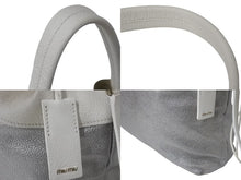 画像をギャラリービューアに読み込む, MIUMIU ミュウミュウ マドラス ハンドバッグ ショルダーバッグ R1129C バイカラー ホワイト シルバー レザー シルバー金具 中古 4c076630