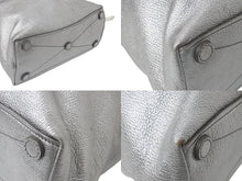 画像をギャラリービューアに読み込む, MIUMIU ミュウミュウ マドラス ハンドバッグ ショルダーバッグ R1129C バイカラー ホワイト シルバー レザー シルバー金具 中古 4c076630