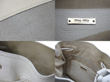 画像をギャラリービューアに読み込む, MIUMIU ミュウミュウ マドラス ハンドバッグ ショルダーバッグ R1129C バイカラー ホワイト シルバー レザー シルバー金具 中古 4c076630