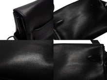 Load image into Gallery viewer, HERMES エルメス ショルダーバッグ ケリーメッセンジャーバッグ エバーグレイン ブラック シルバー金具 W刻印 美品 中古 4b007805