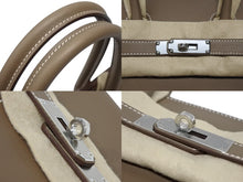 Load image into Gallery viewer, 新品未使用 HERMES エルメス ショルダーバーキン29 ハンドバッグ エバーカラー エトープ K刻印 SV金具 中古 4b009240