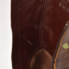 画像をギャラリービューアに読み込む, CHRISTIAN DIOR クリスチャンディオール ガリアーノ期 エンブロイダリー ヒールブーツ 蝶 花柄 刺繍 レザー ブラウン サイズ36 1/2 美品 中古 4b009414