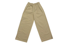 画像をギャラリービューアに読み込む, 極美品 PRADA プラダ パンツ ストレートカット ロゴ プレート P289H S000 1BMS ベージュ コットン サイズ36 中古 4b000947
