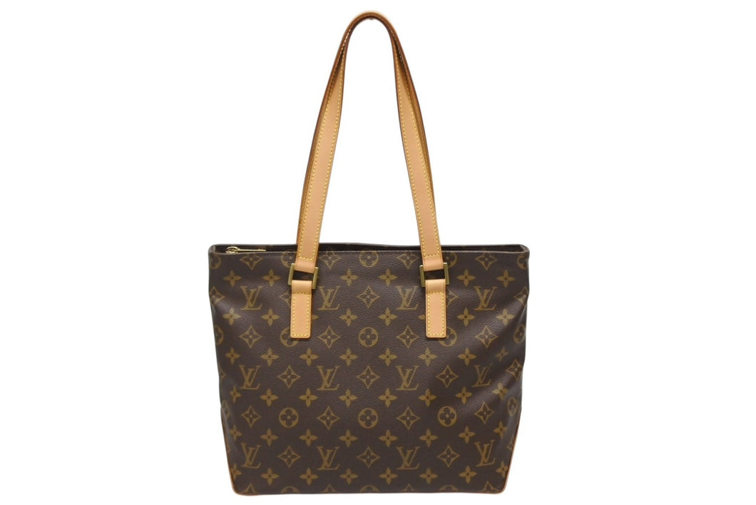 LOUIS VUITTON ルイヴィトン カバピアノ トートバッグ ハンドバッグ M51148 モノグラム ブラウン ゴールド金具 美品 中古 4b009704