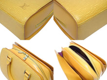 画像をギャラリービューアに読み込む, 極美品 LOUIS VUITTON ルイヴィトン ポンヌフ ハンドバッグ M52059 エピレザー イエロー ゴールド金具 中古 4b009720