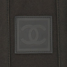 画像をギャラリービューアに読み込む, CHANEL シャネル スポーツライン リュック バックパック ココマーク 8番台 キャンバス グリーン ブラック 美品 中古 4b009722