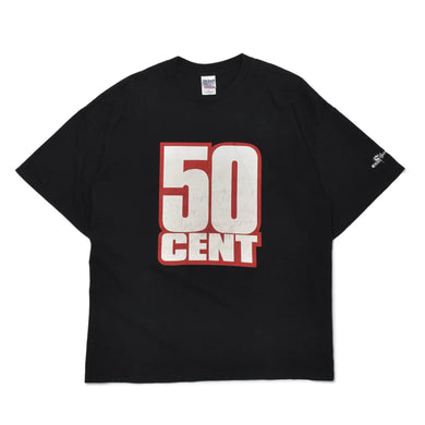 VINTAGE ヴィンテージ 00's GET RICH OR DIE TRYIN' ムービーTシャツ サイズXXL 50CENT ブラック プロモーション 映画 美品 中古 4b009818