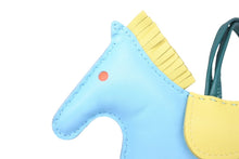 Load image into Gallery viewer, HERMES エルメス ロデオチャームMM バッグチャーム アニューロ クリノラン セレスト ライム マラカイト 美品 中古 4b009827