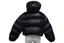 画像をギャラリービューアに読み込む, 極美品 PRADA プラダ クロップド コンバーチブル ダウンジャケット 291973_11A9_F0002_S_212 定価357,500 ブラック サイズ36 中古 4c076475