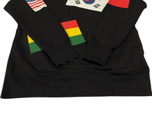 画像をギャラリービューアに読み込む, Supreme シュプリーム アーカイブ 13AW 国旗パーカー サイズM ブラック マルチカラー 良品 中古 60332