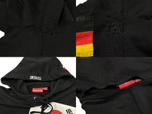 画像をギャラリービューアに読み込む, Supreme シュプリーム アーカイブ 13AW 国旗パーカー サイズM ブラック マルチカラー 良品 中古 60332