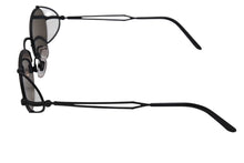 画像をギャラリービューアに読み込む, 新品同様 Jean Paul Gaultier ジャンポールゴルチェ ラウンドサングラス 55-3175 メタル ブラック サイズ49□20 中古 4c070314