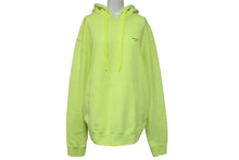 画像をギャラリービューアに読み込む, OFF WHITE オフホワイト パーカー スウェットパンツ コットン ネオンイエロー サイズL 美品 中古 4c071542