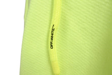 画像をギャラリービューアに読み込む, OFF WHITE オフホワイト パーカー スウェットパンツ コットン ネオンイエロー サイズL 美品 中古 4c071542