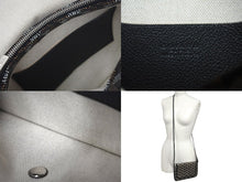 画像をギャラリービューアに読み込む, 極美品 GOYARD ゴヤール プリュメ ショルダーバッグ レザー PVC ブラックシルバー金具中古 4c075713