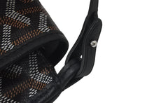 画像をギャラリービューアに読み込む, 極美品 GOYARD ゴヤール プリュメ ショルダーバッグ レザー PVC ブラックシルバー金具中古 4c075713