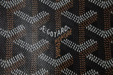 画像をギャラリービューアに読み込む, 極美品 GOYARD ゴヤール プリュメ ショルダーバッグ レザー PVC ブラックシルバー金具中古 4c075713
