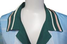 画像をギャラリービューアに読み込む, KITH NYC キスニューヨークシティ 24SS TaylorMade Tips Camp Collar Shirt 半袖シャツ シルク マルチカラー サイズL 美品 中古 4c075914