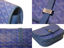 画像をギャラリービューアに読み込む, 極美品 GOYARD ゴヤール ベルヴェデールPM ショルダーバッグ ブルー BELVE3PMLTY10CG10P PVC レザー シルバー金具 中古 4c076030