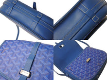 画像をギャラリービューアに読み込む, 極美品 GOYARD ゴヤール ベルヴェデールPM ショルダーバッグ ブルー BELVE3PMLTY10CG10P PVC レザー シルバー金具 中古 4c076030