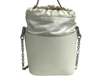 画像をギャラリービューアに読み込む, Maison Margiela メゾンマルジェラ ショルダーバッグ 2WAY ホワイト 5AC BUCKET SMALL S61WG0035 美品 中古 4c067690