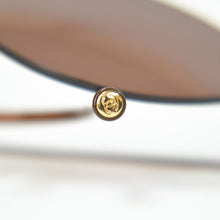 Load image into Gallery viewer, 極美品 CHANEL シャネル リムレス サングラス メガネ ココマーク 4003 イタリア製 メタル ブラウン サイズ53◻︎19 中古 4b009480