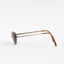 Load image into Gallery viewer, 極美品 CHANEL シャネル リムレス サングラス メガネ ココマーク 4003 イタリア製 メタル ブラウン サイズ53◻︎19 中古 4b009480