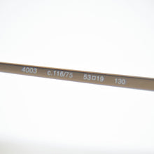 Load image into Gallery viewer, 極美品 CHANEL シャネル リムレス サングラス メガネ ココマーク 4003 イタリア製 メタル ブラウン サイズ53◻︎19 中古 4b009480