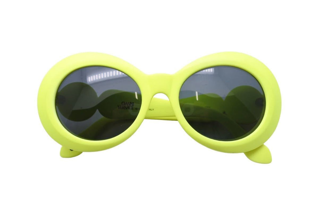 Gianni VERSACE ヴェルサーチ サングラス メガネ メデューサ MOD.418 F4U グリーン ゴールド 中古 18210