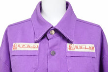 画像をギャラリービューアに読み込む, RAF SIMONS ラフシモンズ 20SS SLIM FIT DENIM SHIRT RF0195271 RS-LAB パープル デニム サイズM 美品 中古 23624
