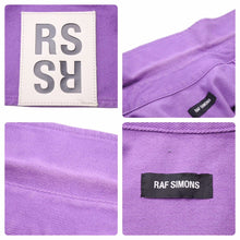画像をギャラリービューアに読み込む, RAF SIMONS ラフシモンズ 20SS SLIM FIT DENIM SHIRT RF0195271 RS-LAB パープル デニム サイズM 美品 中古 23624