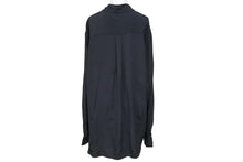 画像をギャラリービューアに読み込む, 未使用品 UNDERCOVER アンダーカバー シルクシャツ スパイダーウェブ プリーツ サイズ3 ブラック UCY4406 中古 22567