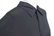 画像をギャラリービューアに読み込む, 未使用品 UNDERCOVER アンダーカバー シルクシャツ スパイダーウェブ プリーツ サイズ3 ブラック UCY4406 中古 22567