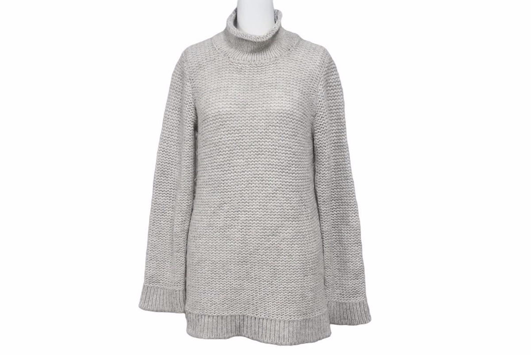 Maison Margiela メゾン マルジェラ ニット セーター ハイネック MM6 グレー レディース 中古 27525