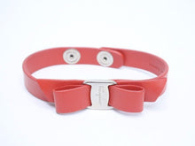 Load image into Gallery viewer, Salvatore Ferragamo サルヴァトーレフェラガモ バングル ブレスレット リボン レッド 美品 31421