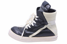 画像をギャラリービューアに読み込む, Rick Owens リックオウエンス GEOBASKET SHOES ジオバスケットハイカットレザースニーカー サイズ43 良品 中古 31914