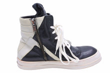 画像をギャラリービューアに読み込む, Rick Owens リックオウエンス GEOBASKET SHOES ジオバスケットハイカットレザースニーカー サイズ43 良品 中古 31914