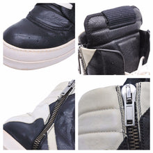 画像をギャラリービューアに読み込む, Rick Owens リックオウエンス GEOBASKET SHOES ジオバスケットハイカットレザースニーカー サイズ43 良品 中古 31914